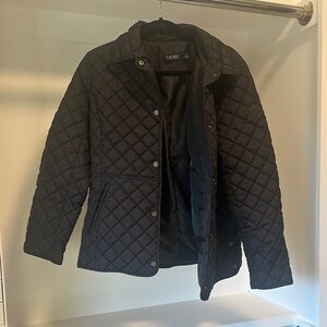 Lauren Ralph Lauren Black Quilted Outerwear